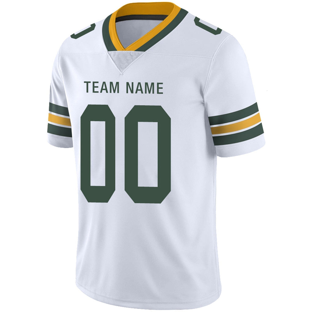 Custom green football jersey angle view | GameDay Jerseys