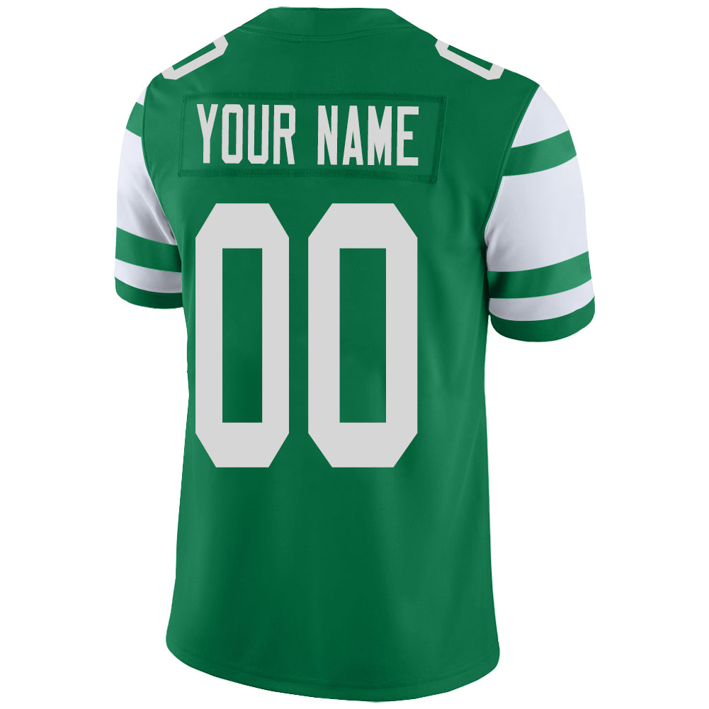 Custom green football jersey back view | GameDay Jerseys
