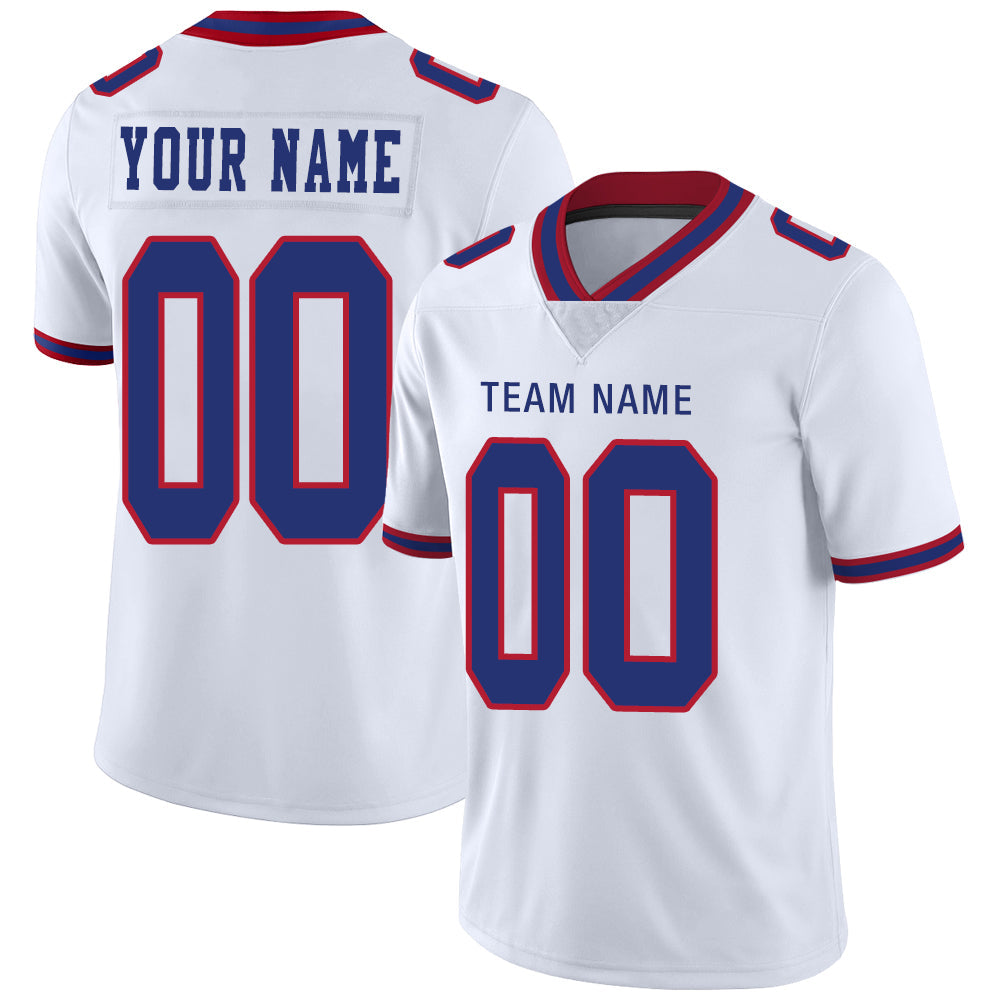 Custom white football jersey | GameDay Jerseys