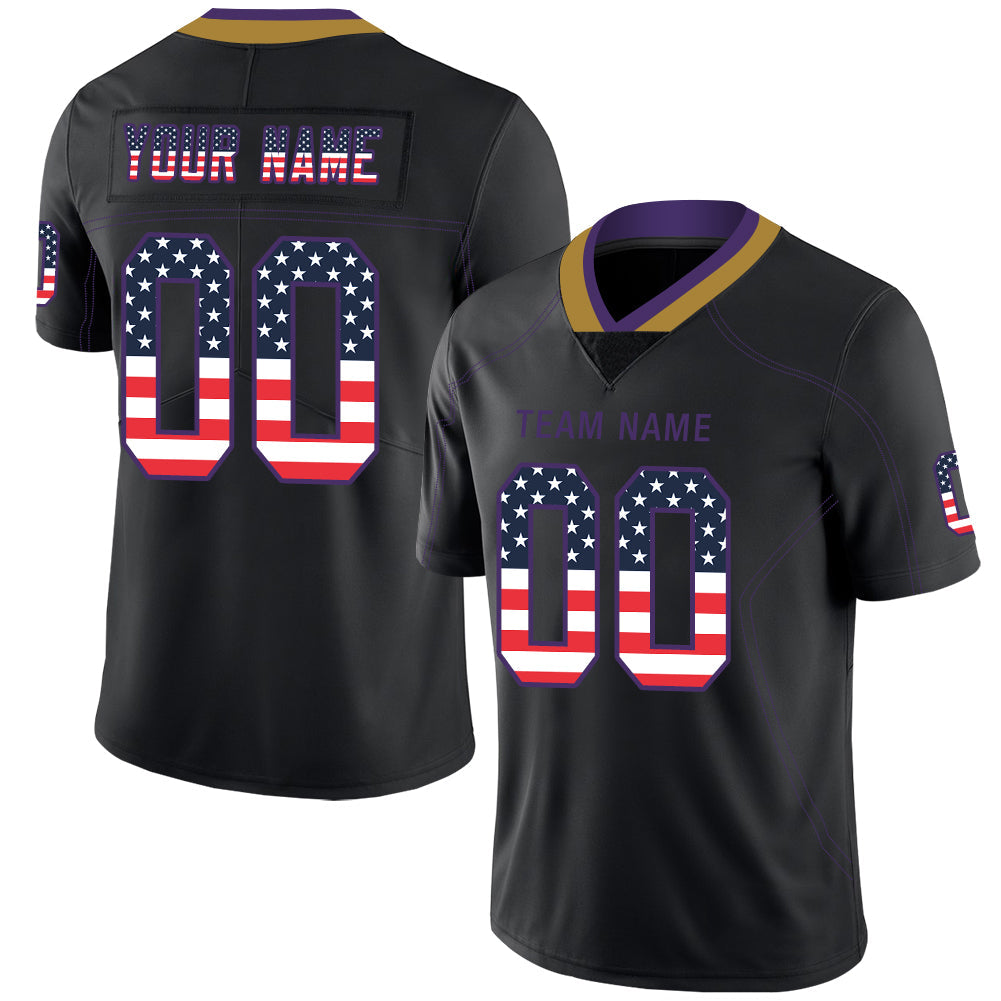 Custom black football jersey | GameDay Jerseys