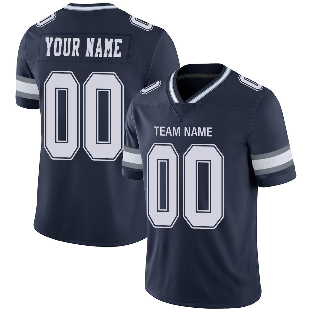 Custom navy football jersey | GameDay Jerseys