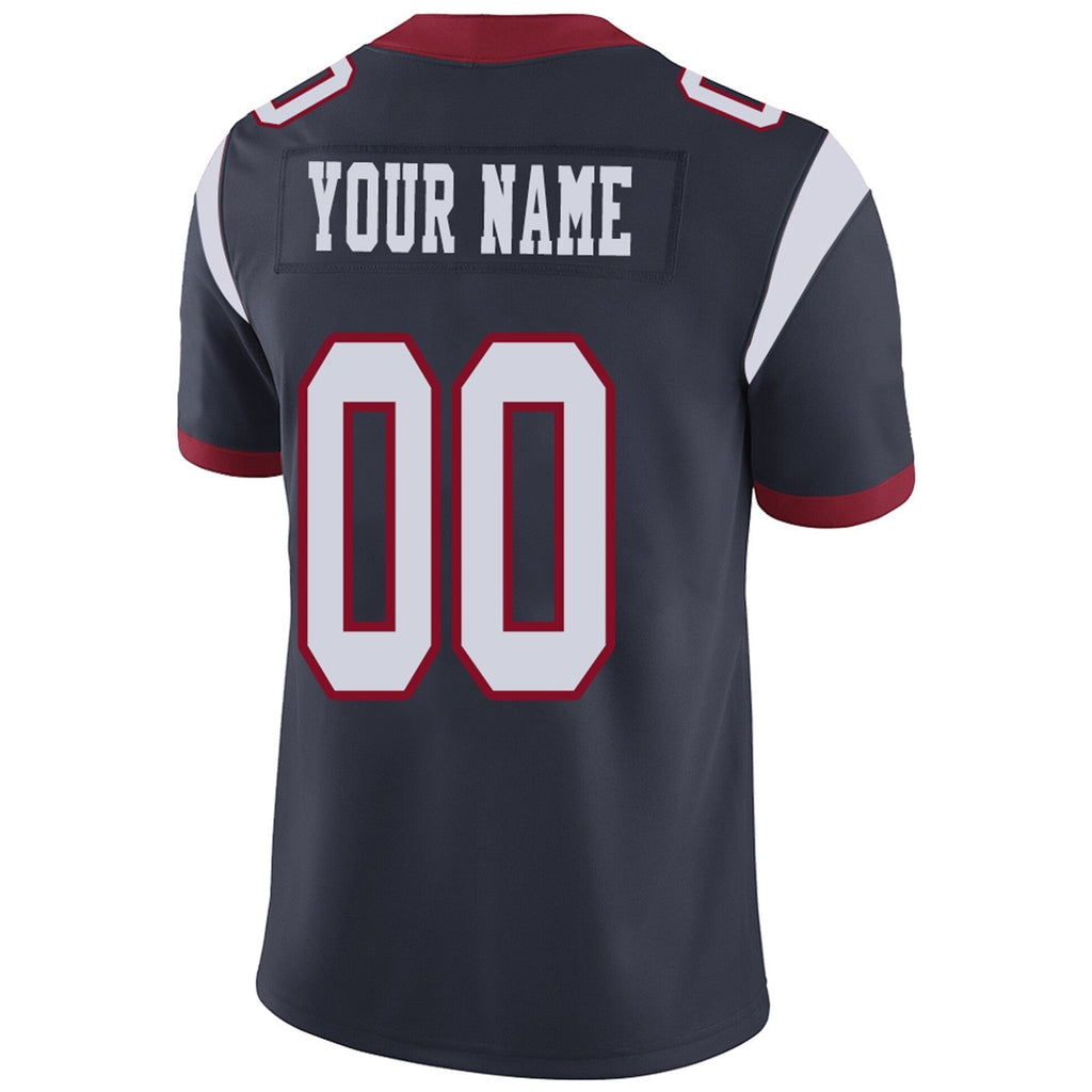 Custom navy football jersey styled | GameDay Jerseys