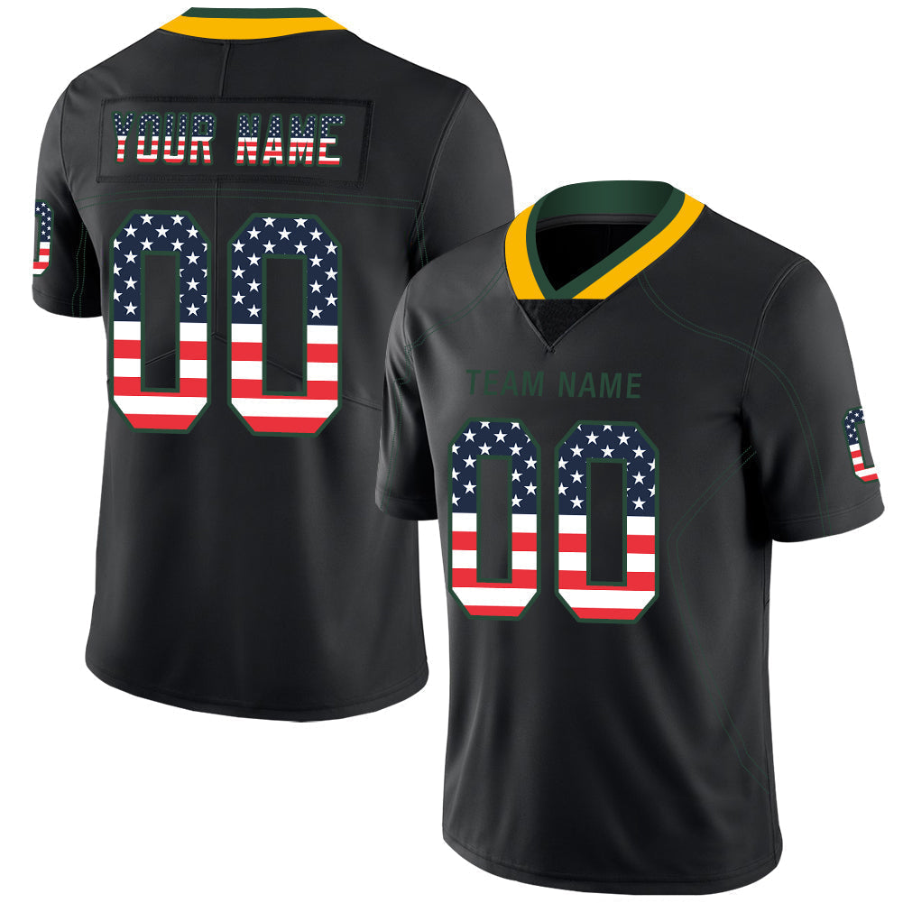 Custom black football jersey | GameDay Jerseys