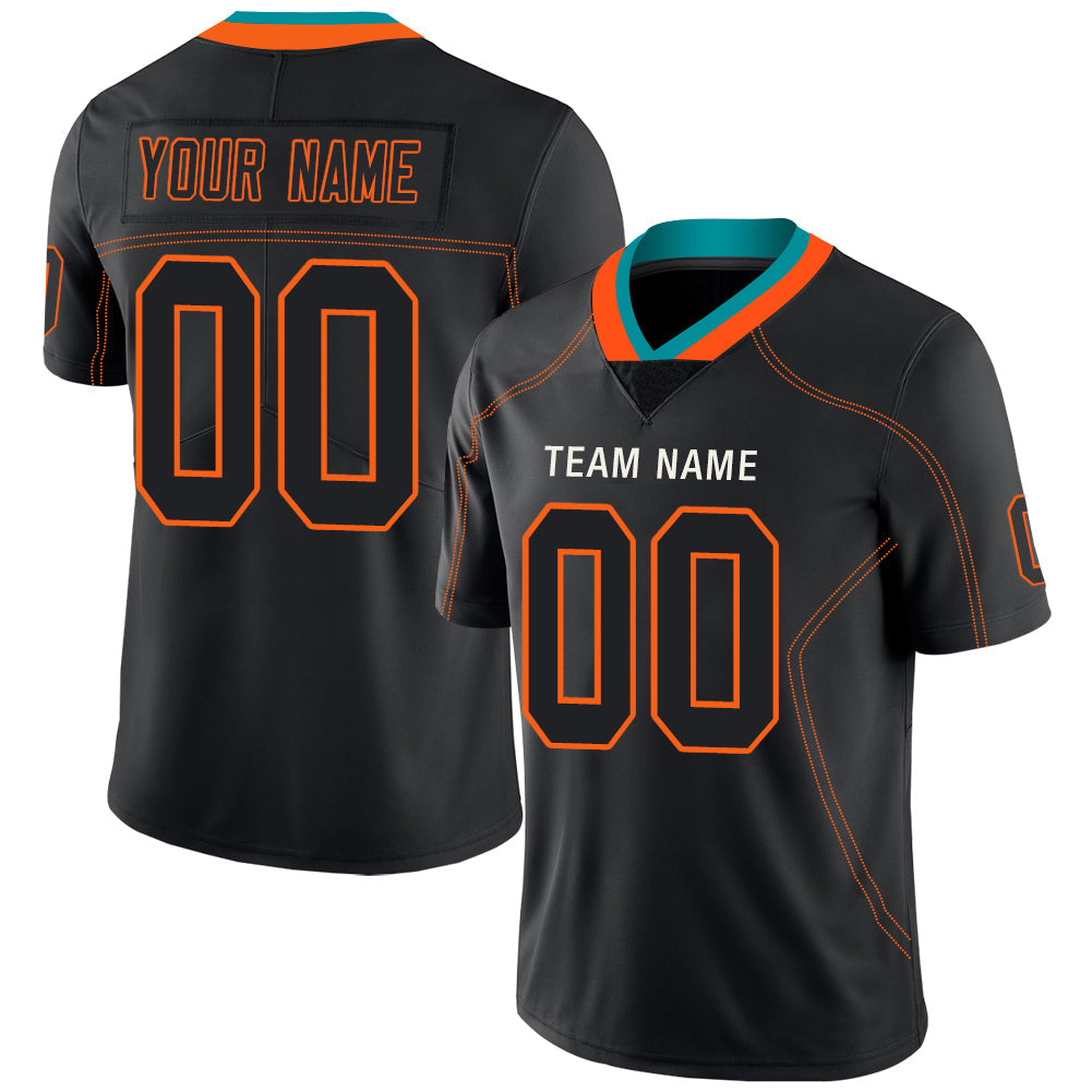Custom black football jersey | GameDay Jerseys