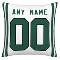 Custom NY.Jets Pillow Decorative Throw Pillow Case - Print Personalized Football Team Fans Name & Number Birthday Gift Football Pillows