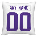 Custom MN.Vikings Pillow Decorative Throw Pillow Case - Print Personalized Football Team Fans Name & Number Birthday Gift Football Pillows