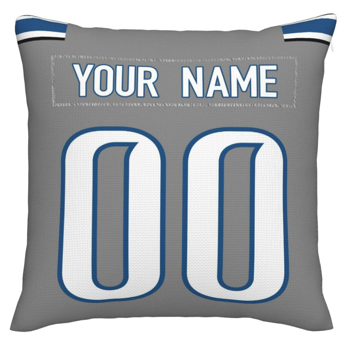 Custom D.Lions Pillow Decorative Throw Pillow Case - Print Personalized Football Team Fans Name & Number Birthday Gift Football Pillows