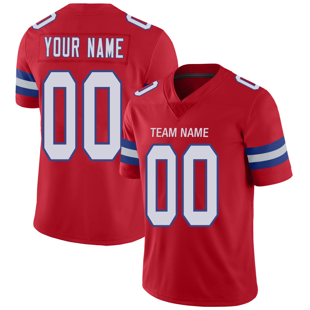 Custom red football jersey | GameDay Jerseys