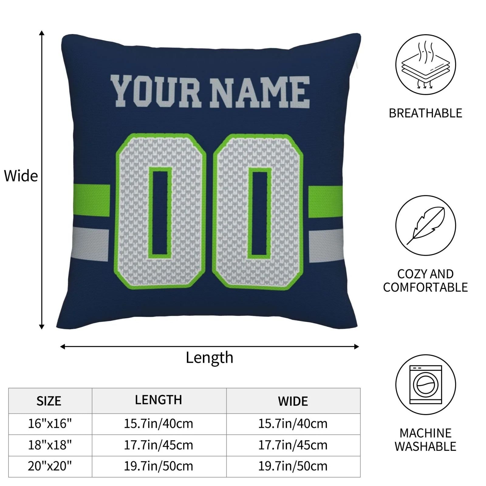 Custom football jersey close up | GameDay Jerseys