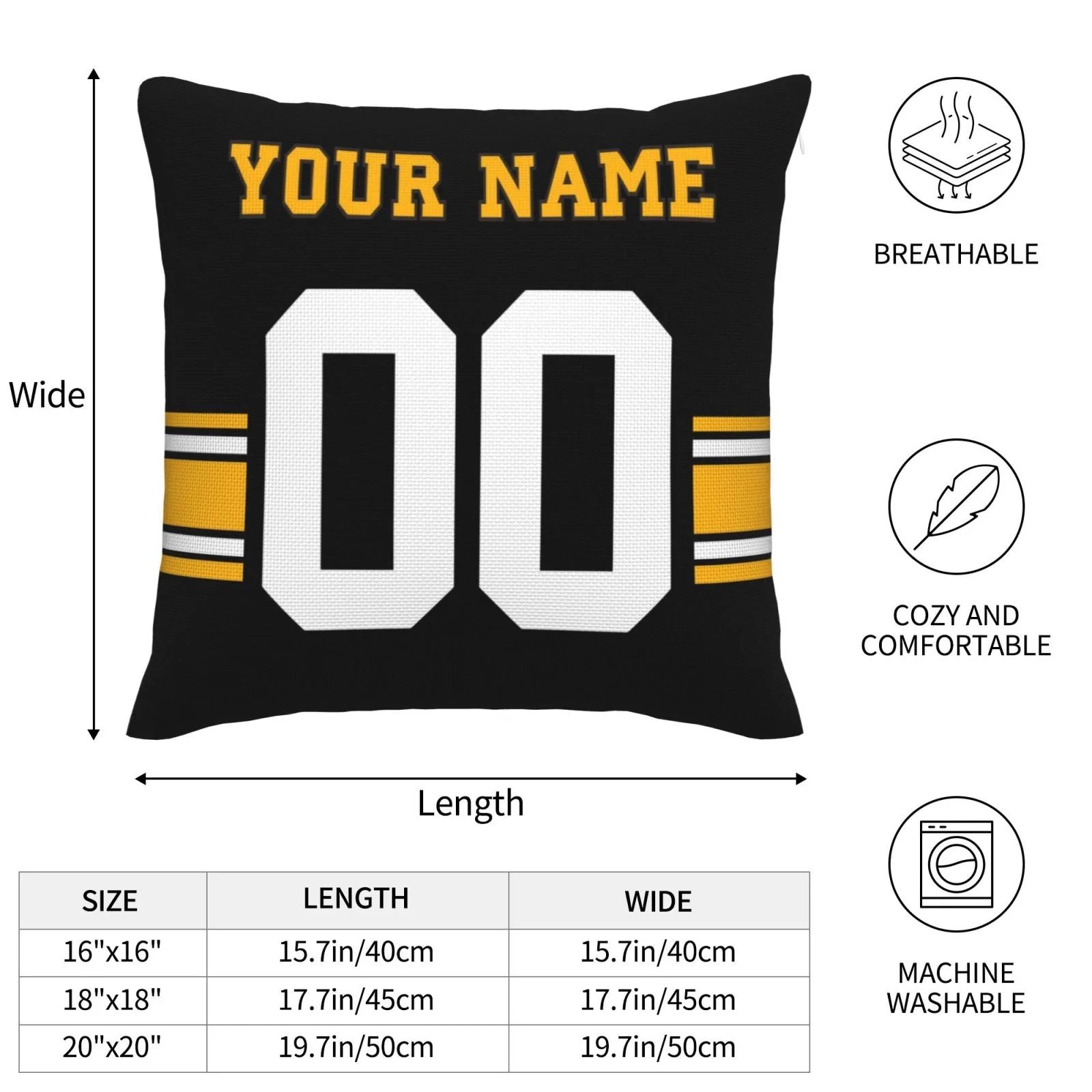 Custom football jersey detail | GameDay Jerseys