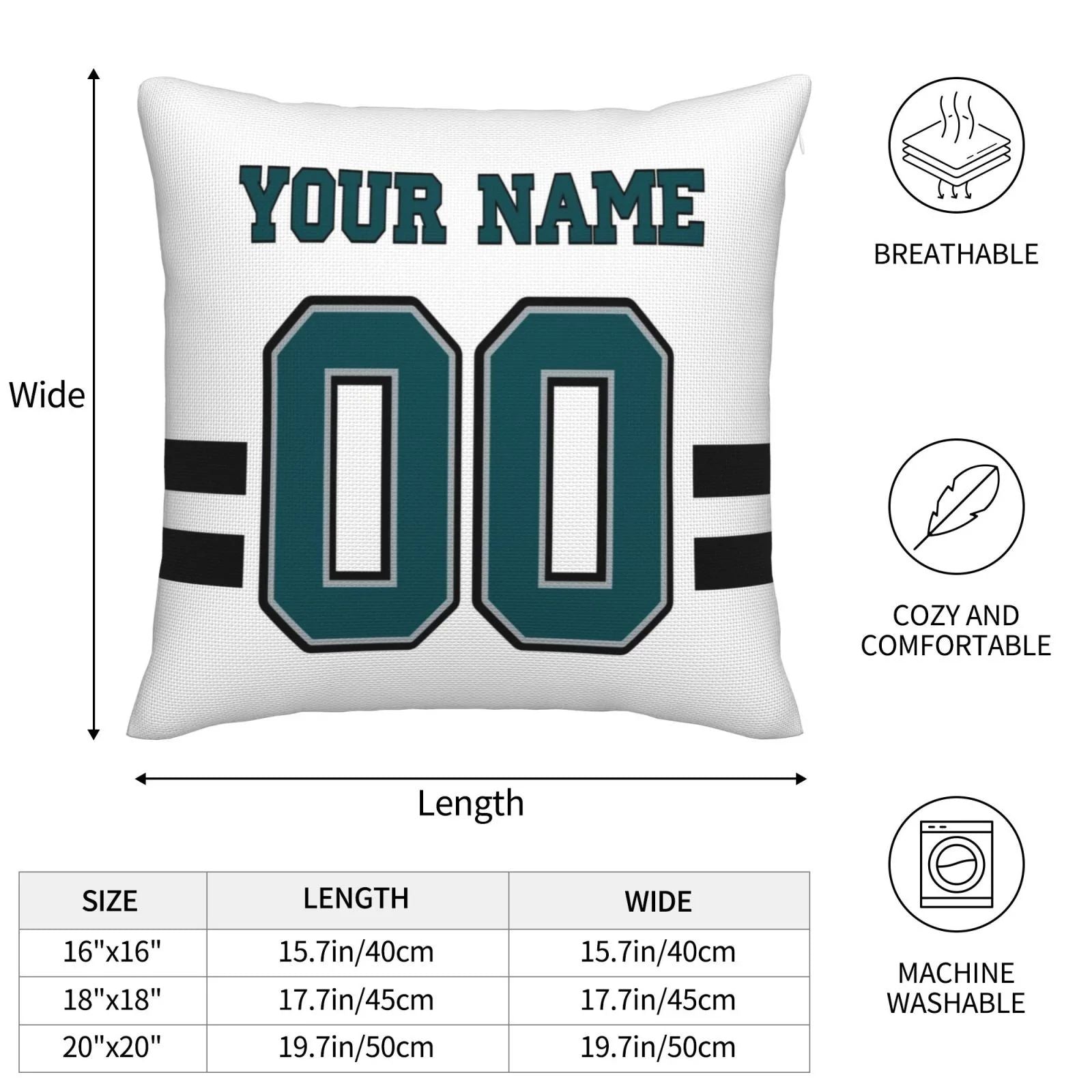 Custom football jersey detail | GameDay Jerseys