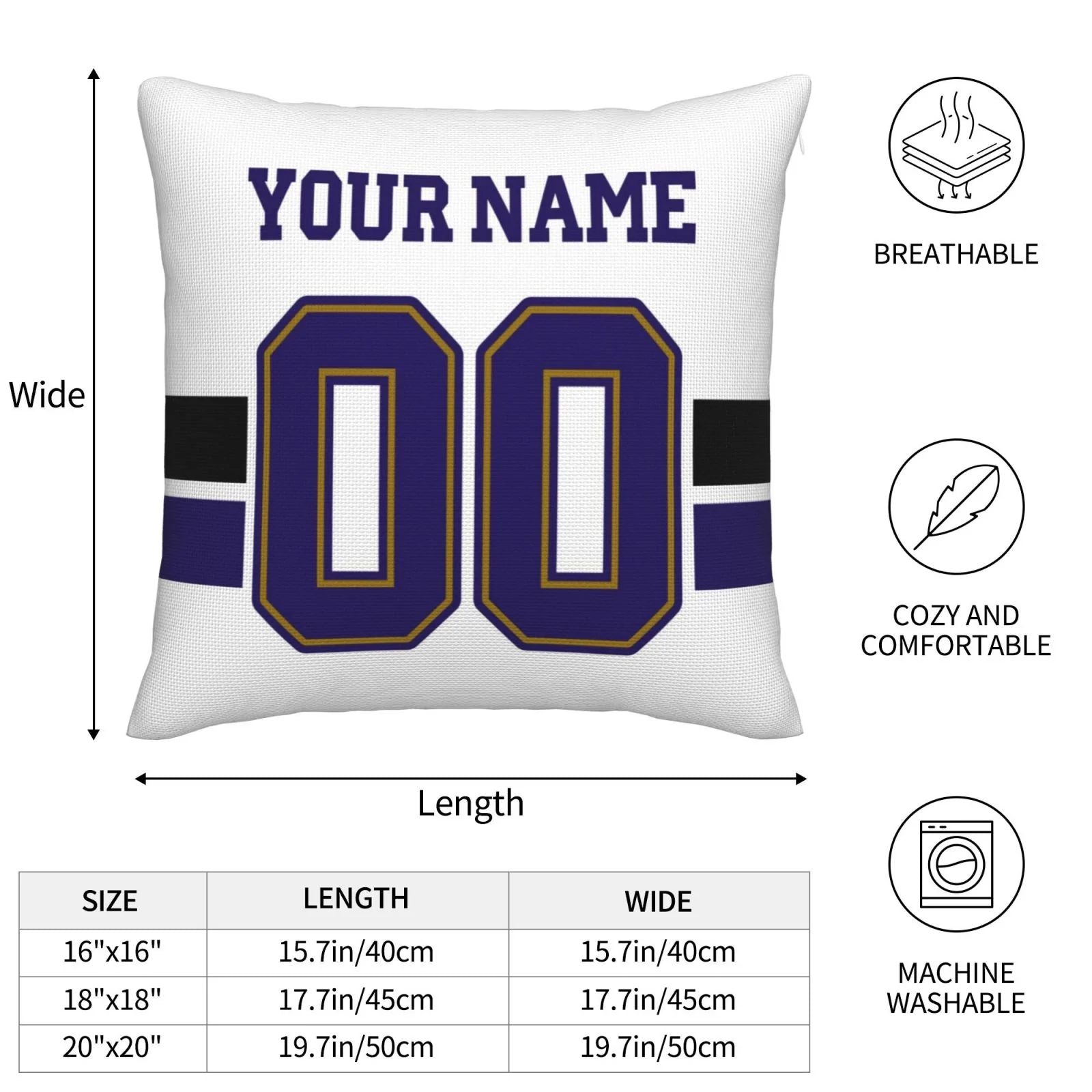 Custom purple football jersey detail | GameDay Jerseys