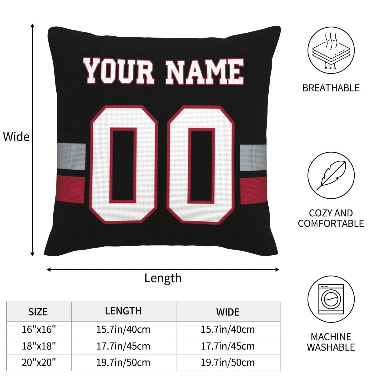 Custom football jersey close up | GameDay Jerseys