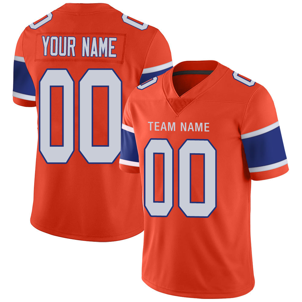 Custom orange football jersey | GameDay Jerseys