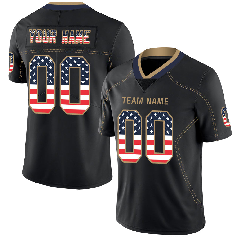Custom black football jersey | GameDay Jerseys
