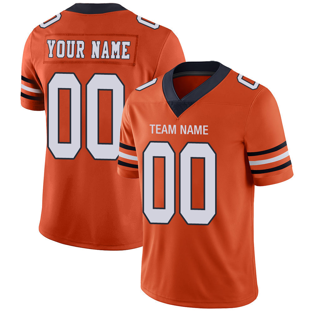 Custom orange football jersey | GameDay Jerseys
