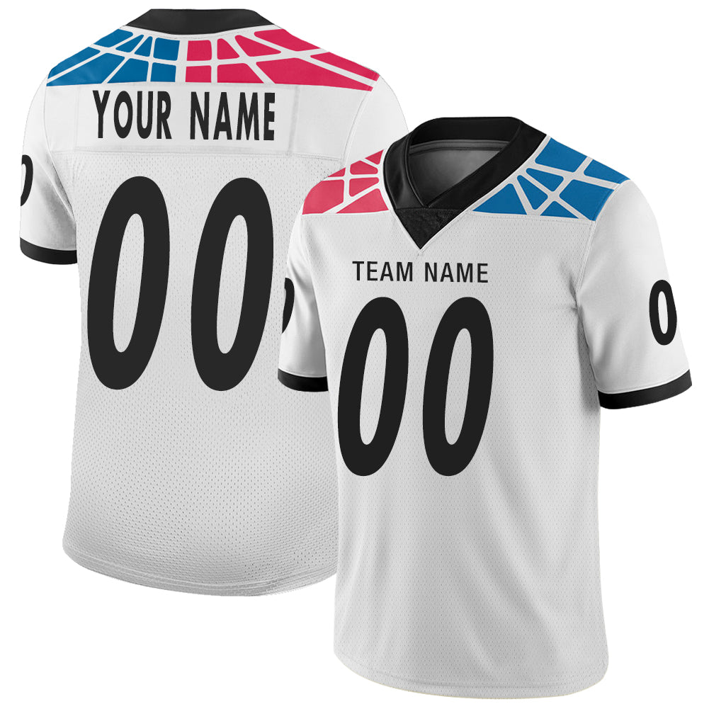 Custom white football jersey | GameDay Jerseys