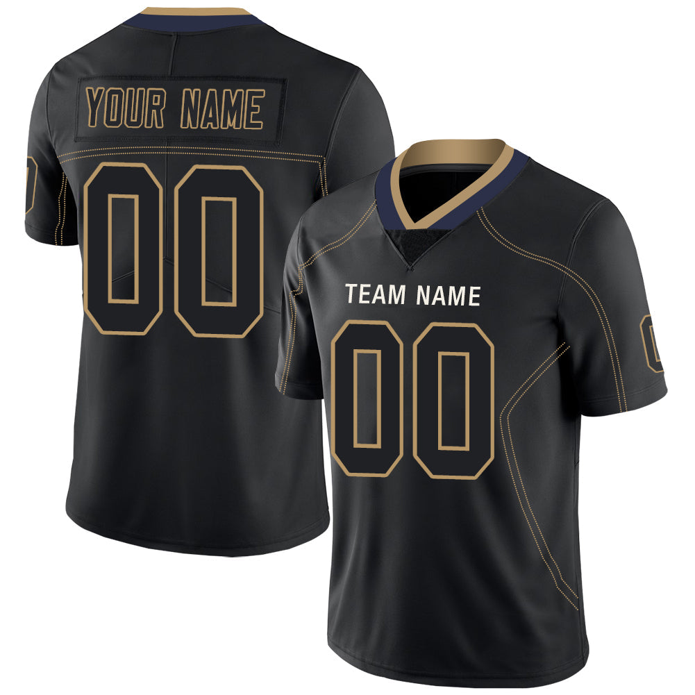 Custom black football jersey | GameDay Jerseys