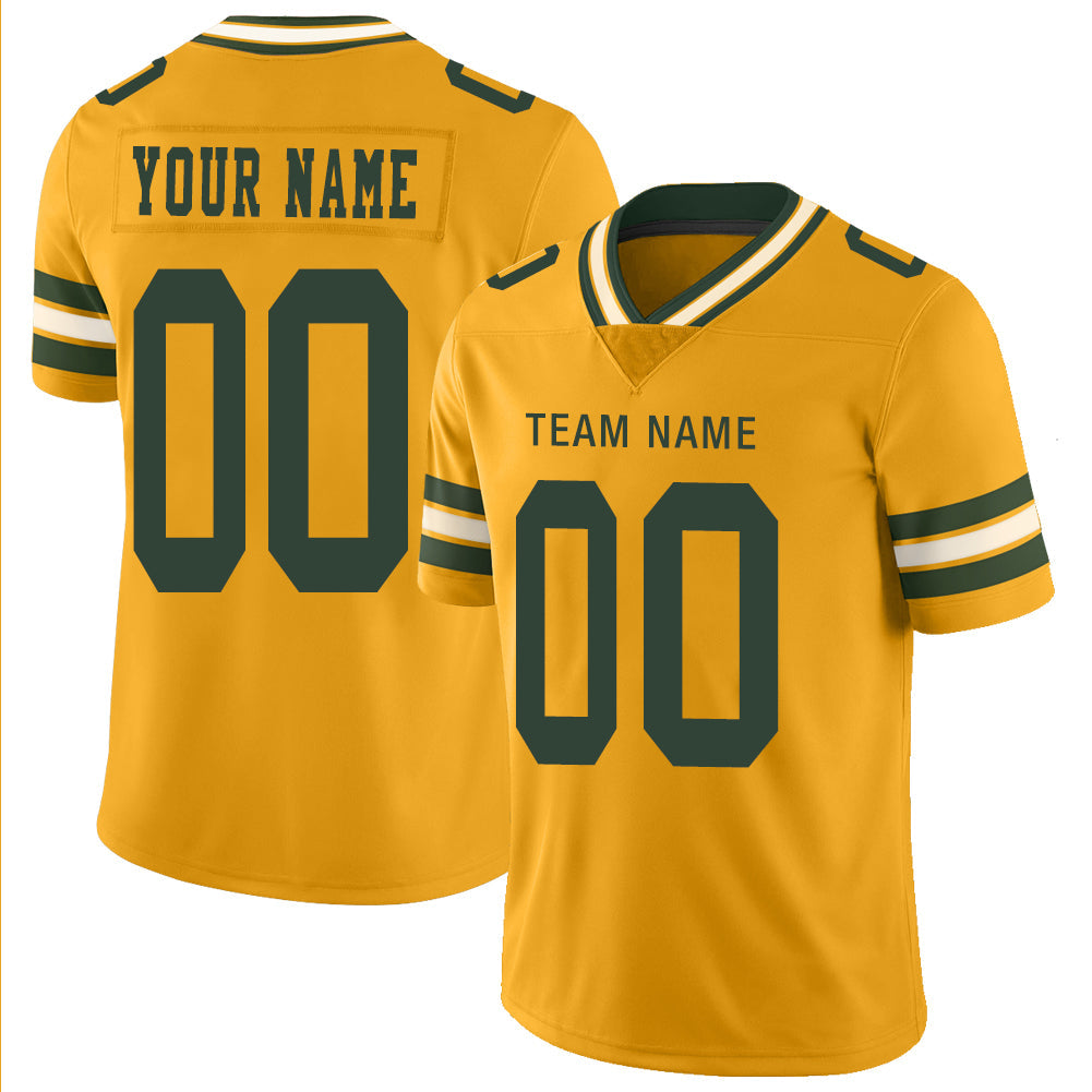 Custom yellow football jersey | GameDay Jerseys