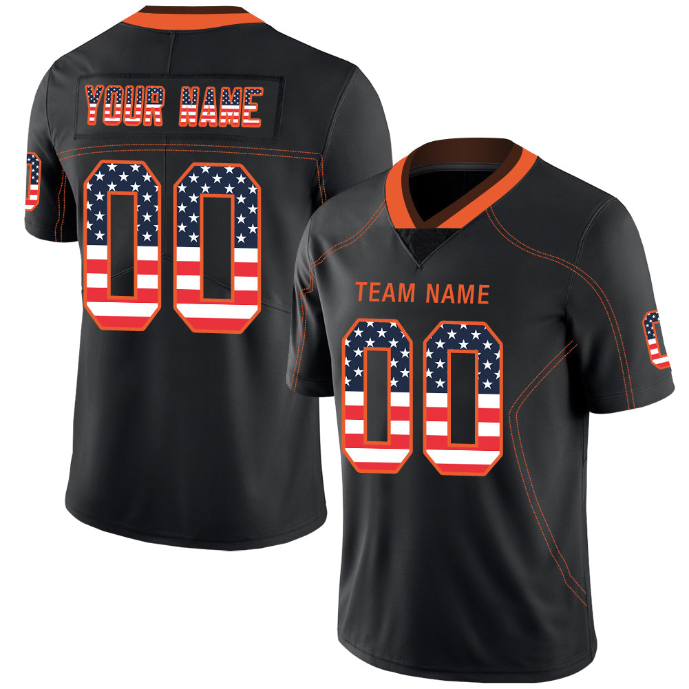 Custom black football jersey | GameDay Jerseys