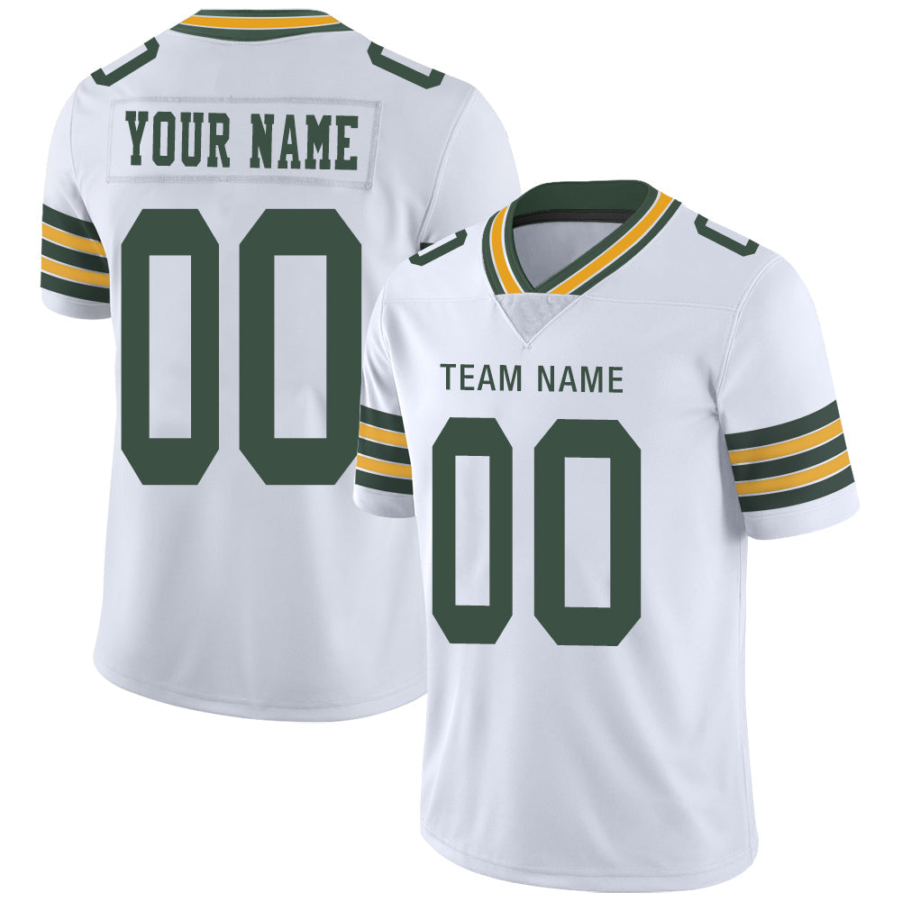 Custom white football jersey | GameDay Jerseys