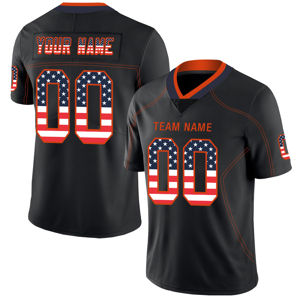 Custom black football jersey | GameDay Jerseys