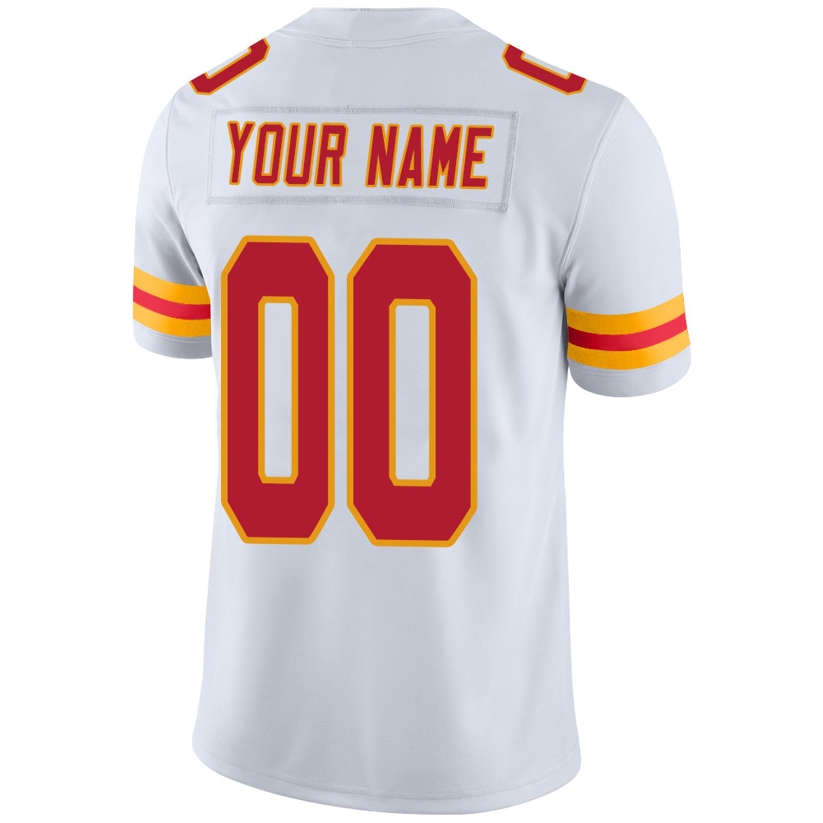 Custom red football jersey close up | GameDay Jerseys