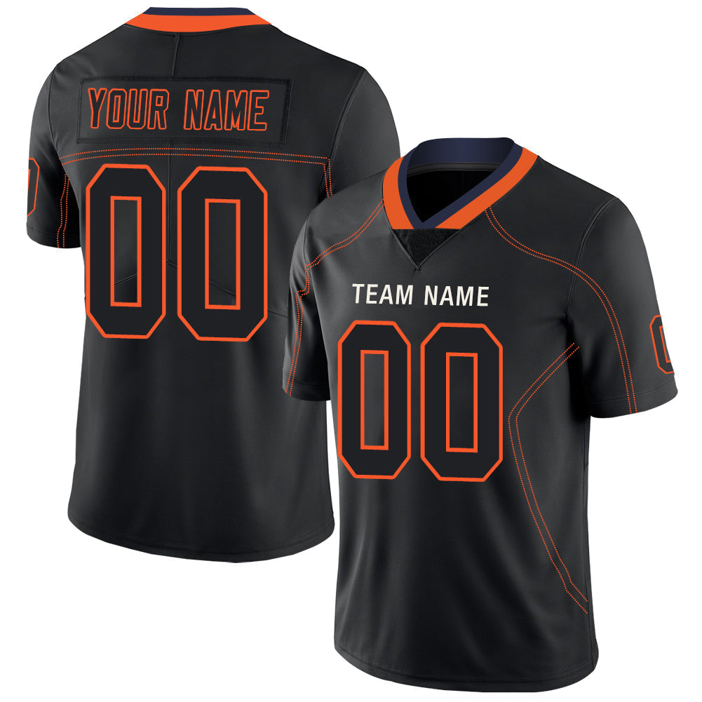 Custom black football jersey | GameDay Jerseys