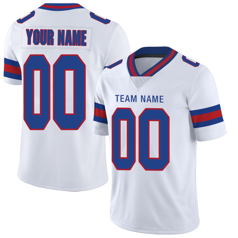 Custom white football jersey | GameDay Jerseys