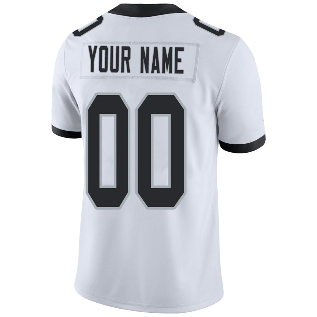 Custom black football jersey close up | GameDay Jerseys