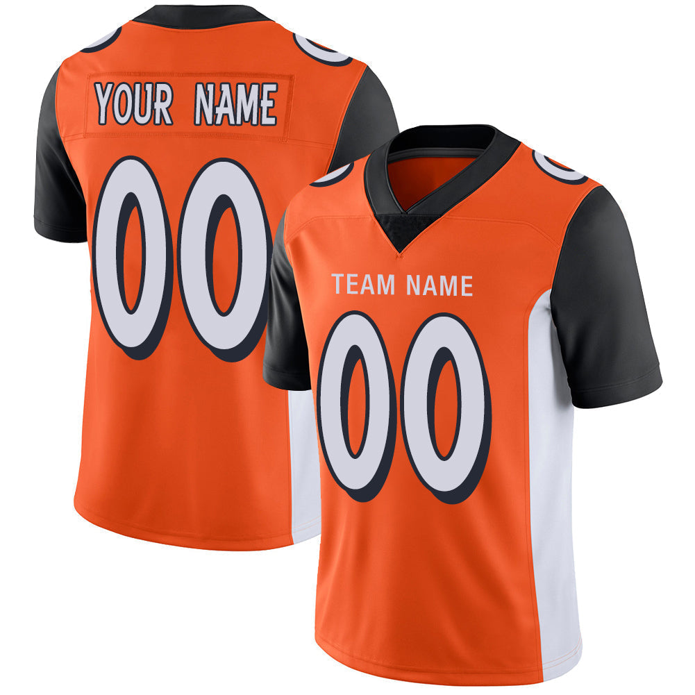Custom orange football jersey | GameDay Jerseys