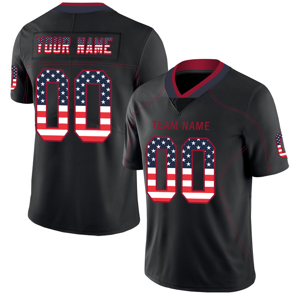 Custom black football jersey | GameDay Jerseys