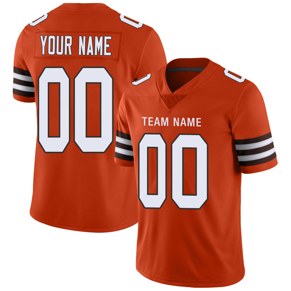 Custom orange football jersey | GameDay Jerseys