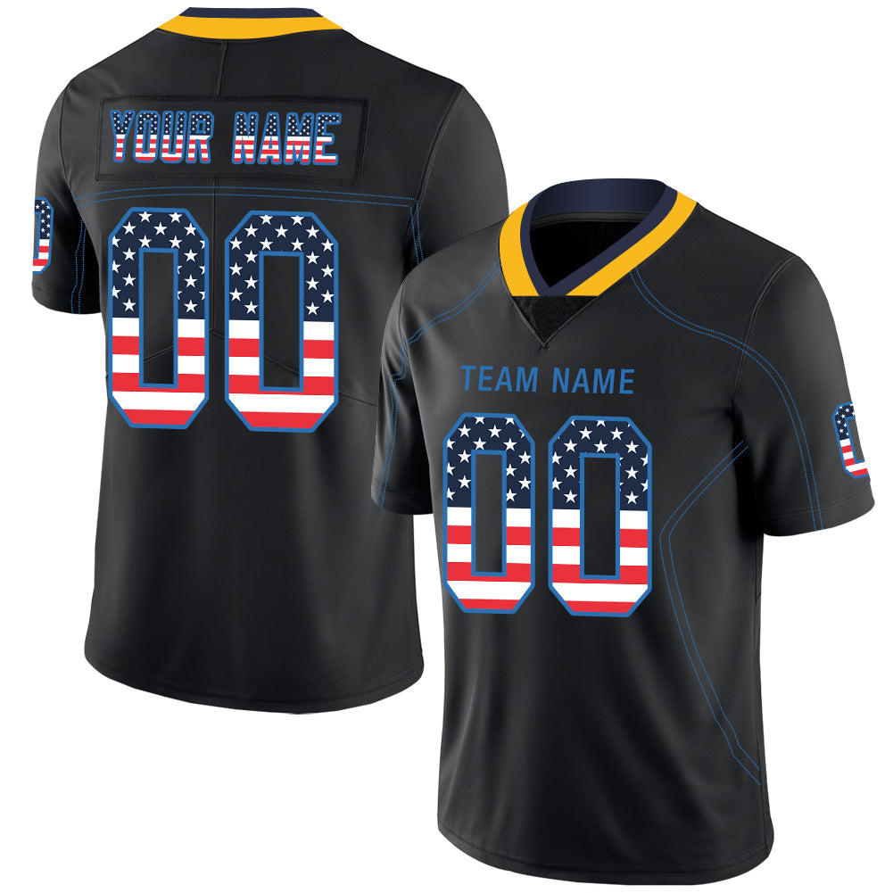 Custom black football jersey | GameDay Jerseys