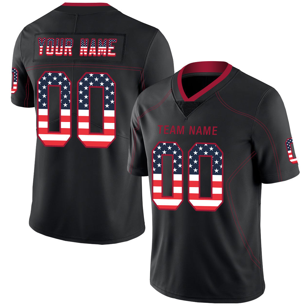 Custom black football jersey | GameDay Jerseys