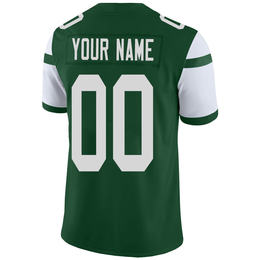 Custom green football jersey back view | GameDay Jerseys