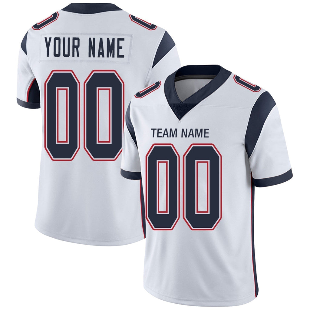 Custom navy football jersey front view | GameDay Jerseys