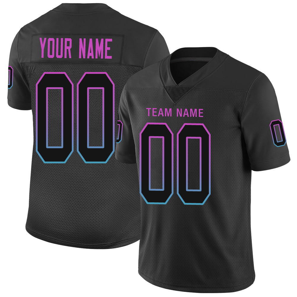 Custom black football jersey | GameDay Jerseys