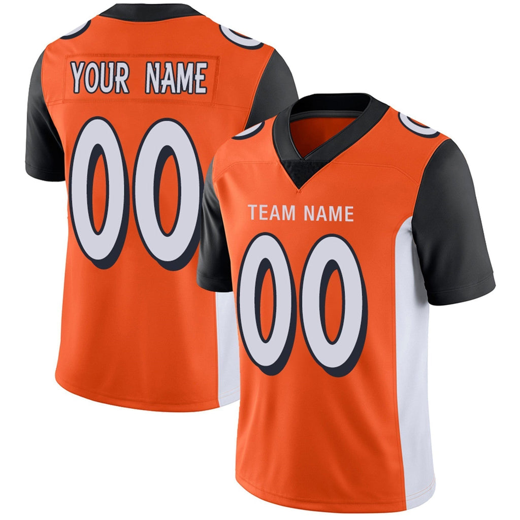 Custom orange football jersey | GameDay Jerseys