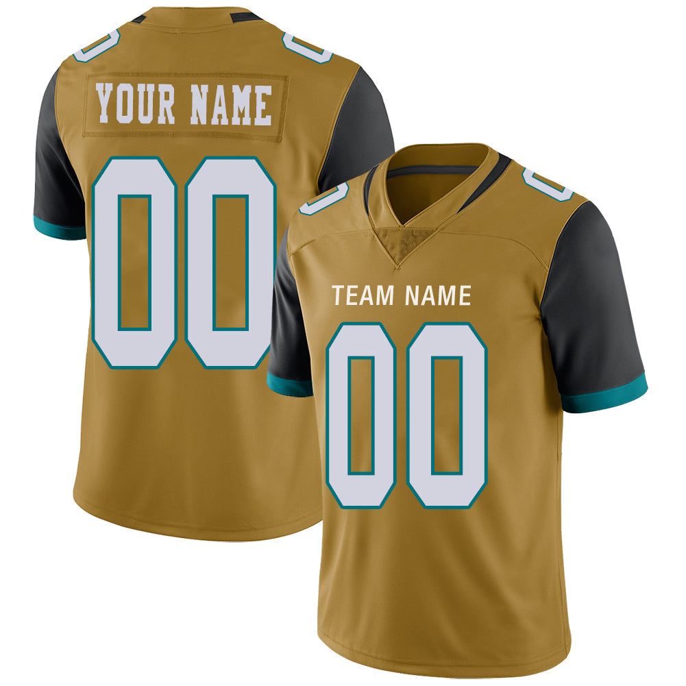 Custom gold football jersey | GameDay Jerseys