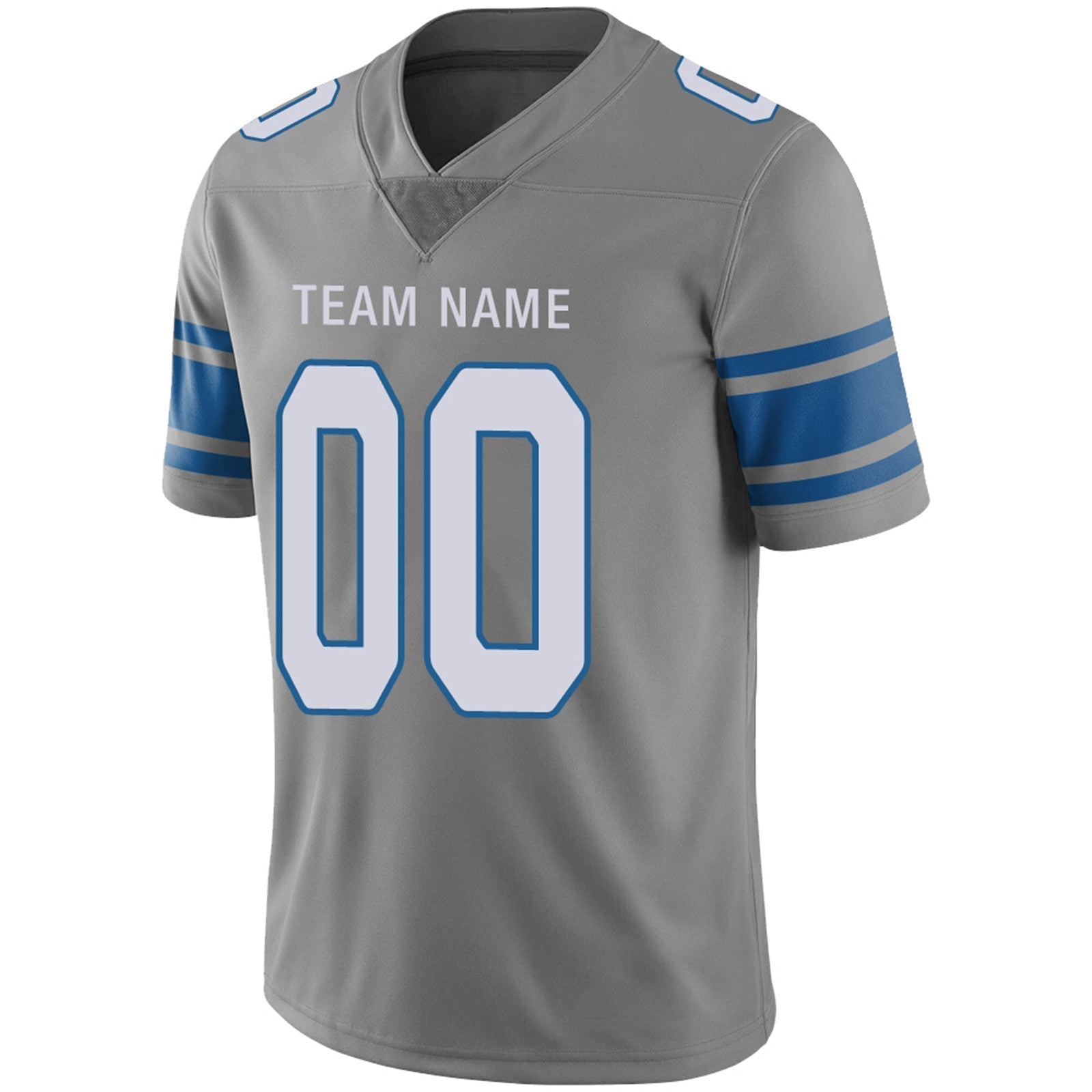 Custom blue football jersey product shot | GameDay Jerseys