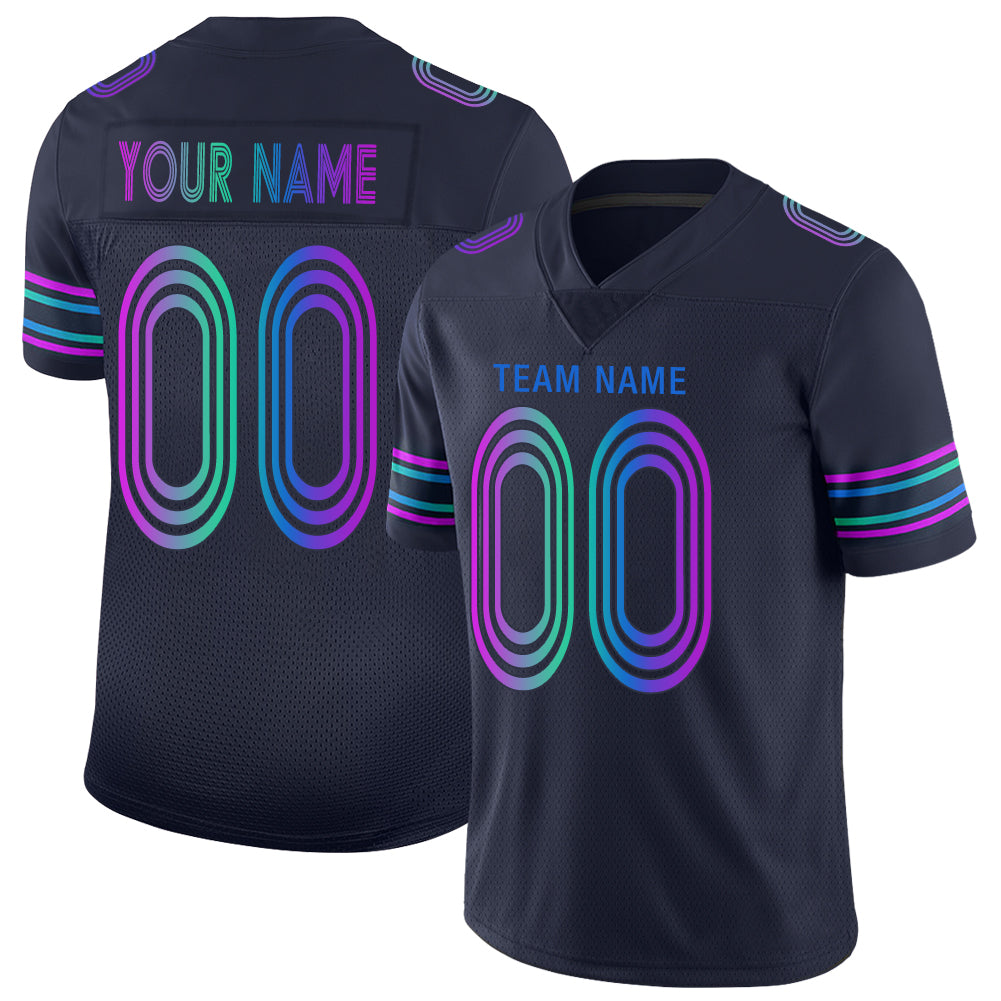Custom navy football jersey | GameDay Jerseys
