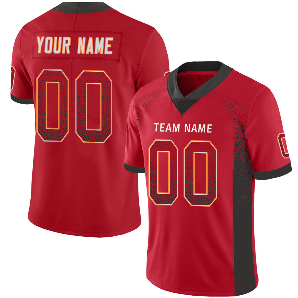 Custom red football jersey | GameDay Jerseys