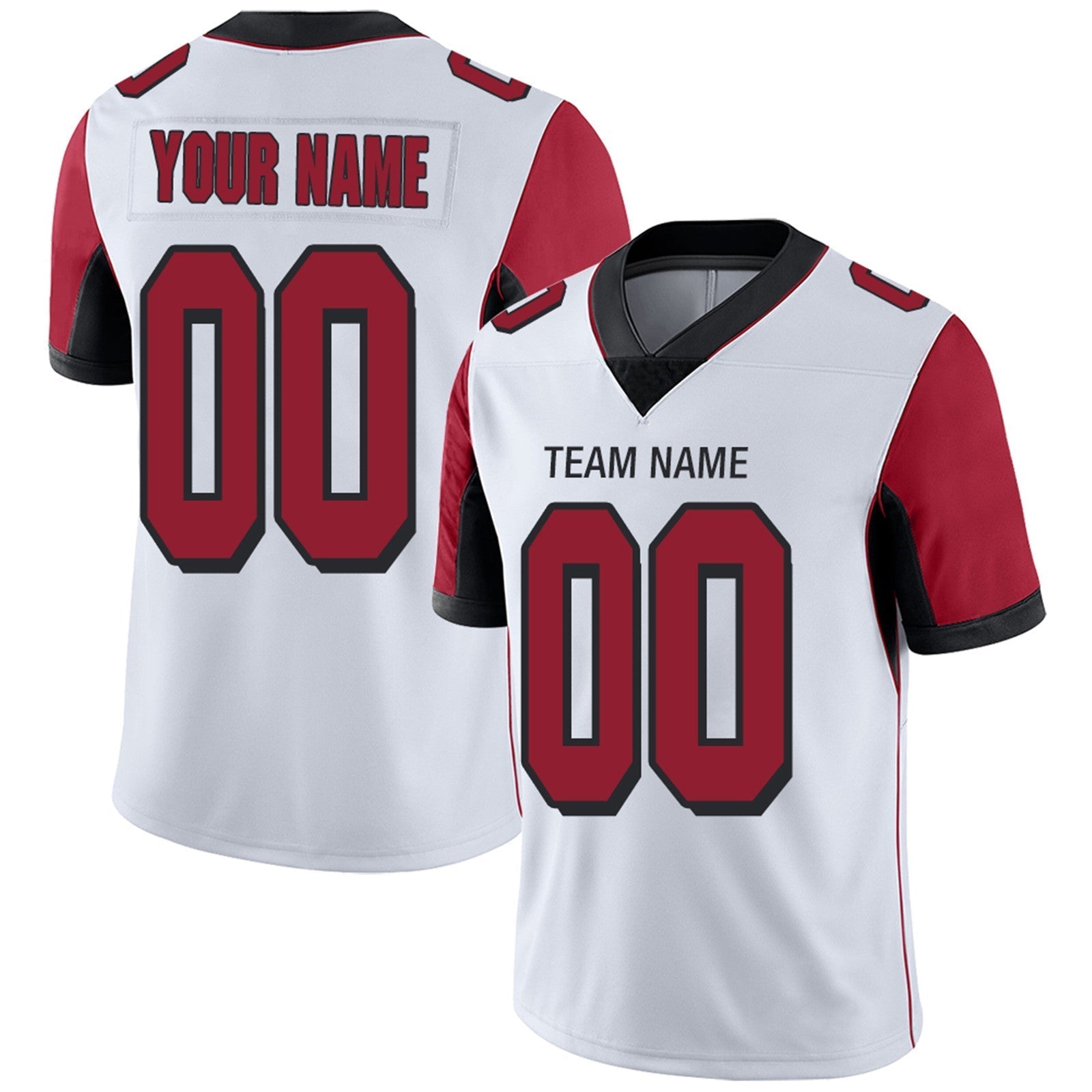 Custom red football jersey | GameDay Jerseys