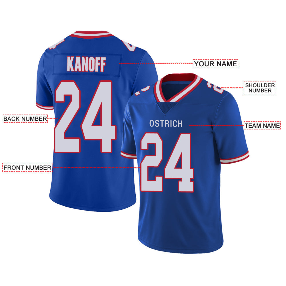 Custom football jersey front view | GameDay Jerseys