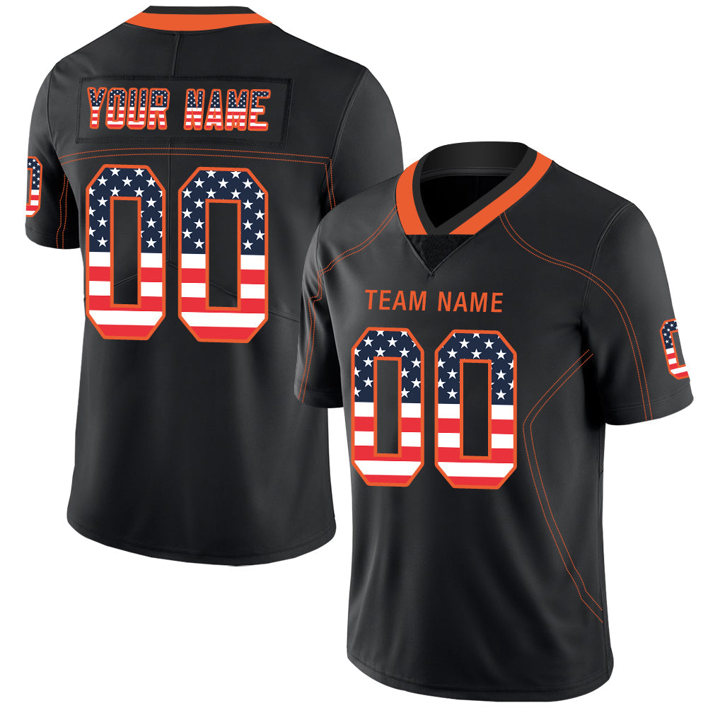 Custom black football jersey | GameDay Jerseys