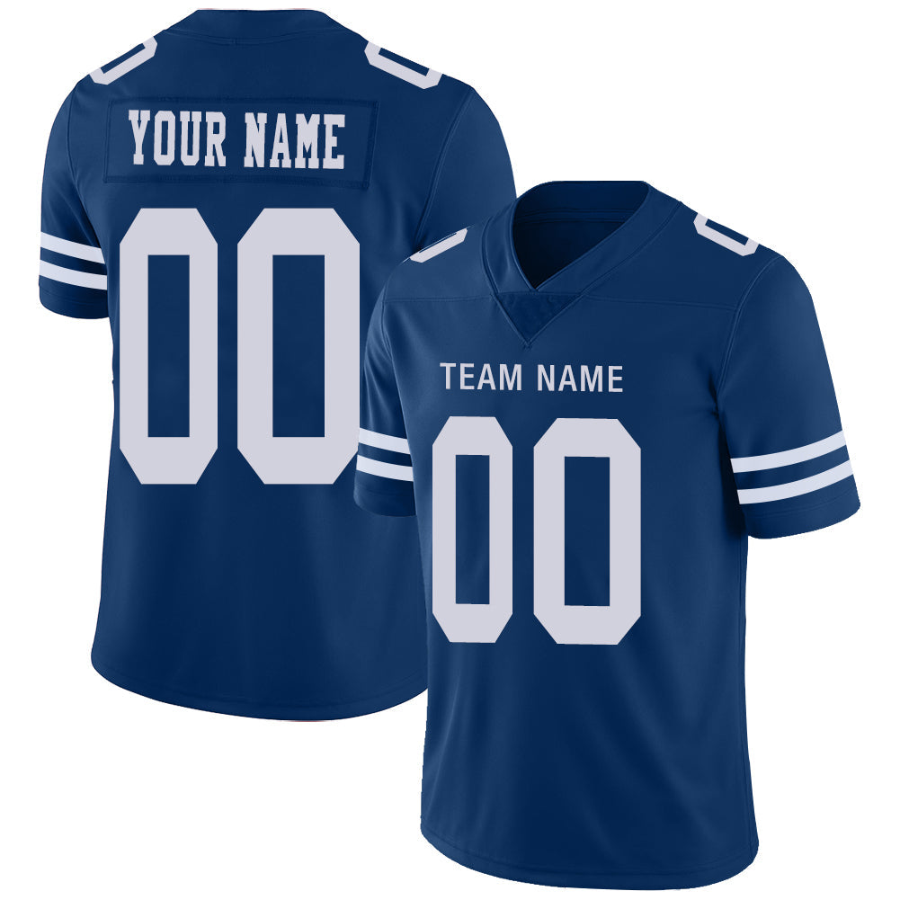 Custom blue football jersey | GameDay Jerseys