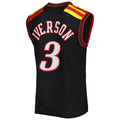 PH.76ers #3 Allen Iverson Mitchell & Ness Hardwood Classics 2006-07 Swingman Jersey Black Stitched American Basketball Jersey