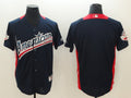 Custom Fan-Made Run Derby Navy 2018 All Star Baseball Jersey Style Navy 2018 All-Star Edition Baseball Jersey