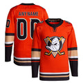 Custom Orange Hockey Shirt Top